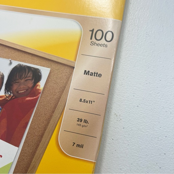 Kodak Photo Paper Instant Dry 100 Sheets Matte 8.5 x 11 39lb 7 mil - Picture 3 of 4